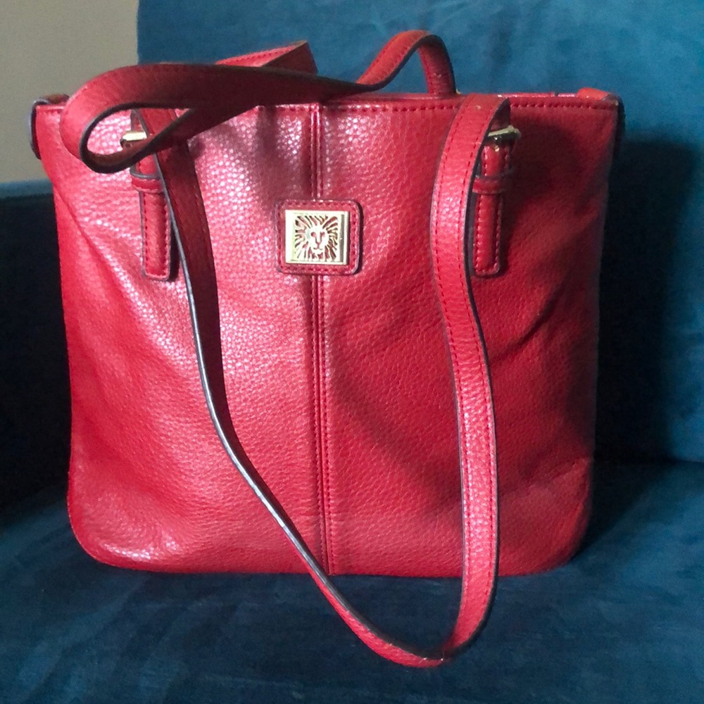 Red Anne Klein purse!